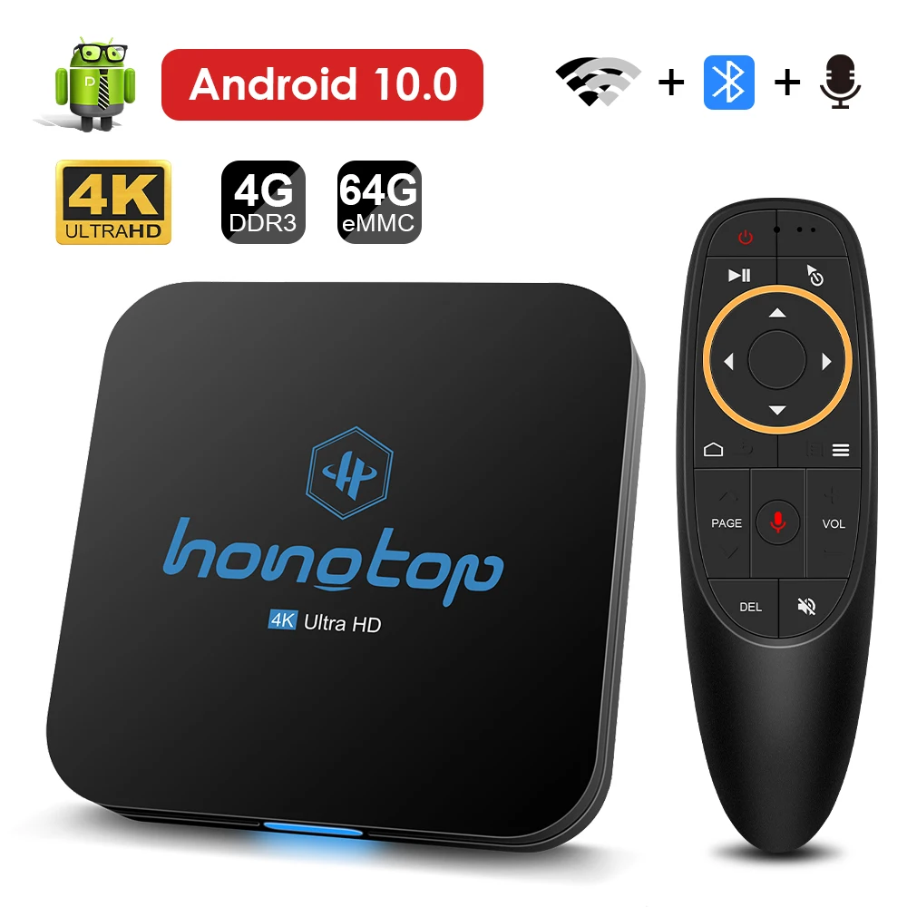 2021 Smart Android Tv Box Android 10 4G 64Gb 32Gb 4K H.265 Media Player 3D Video 2.4G 5Ghz Wifi Smart Tv Set Top Box Bluetooth