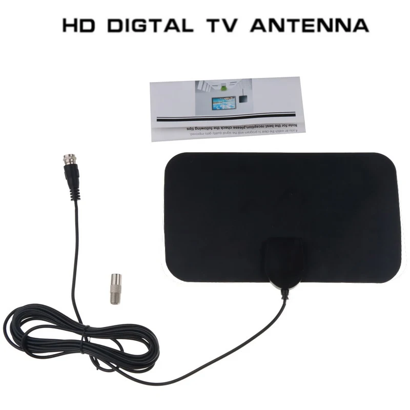 Комнатная цифровая антенна телевизионная радиус 50 миль усиленная HDTV 4K DVB-T2 Freeview