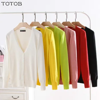 

New Arrival 21 Colors Single Breasted Knitted Cardigan Women Long Sleeve Autumn 2018 Fashion Casual Solid Woman Cardigan Sweater