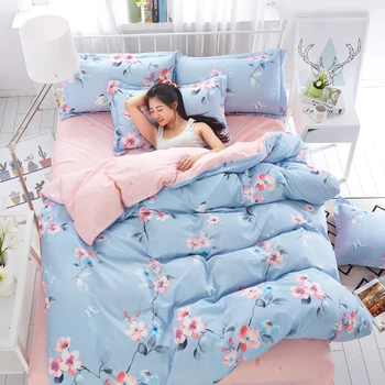 

Chinese Element Style home bedding sets bed linen duvet cover flat sheet Bedding Set Winter Full King Single Queen,bed set 2019
