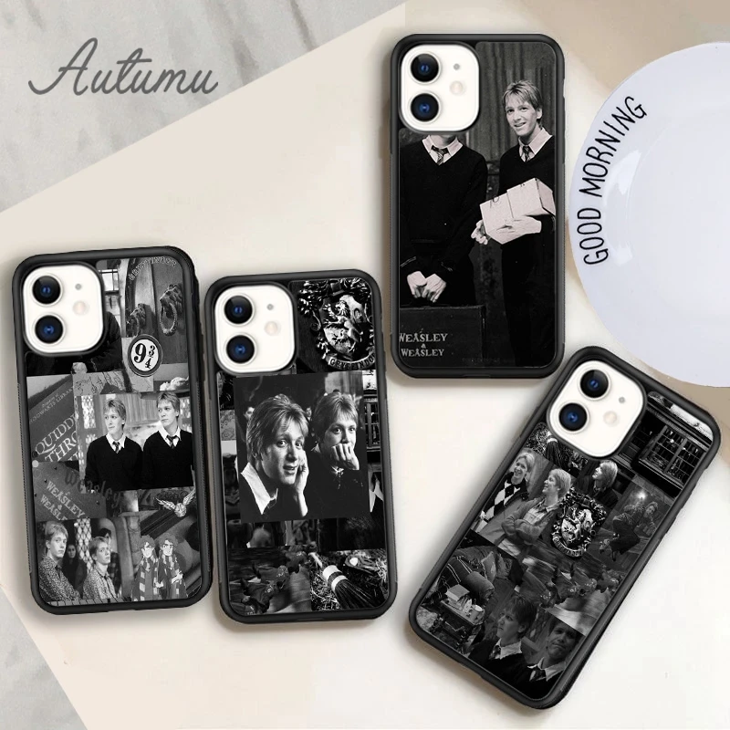 Fred and George Weasley Phone Case for iPhone 11 12 13 Pro Max mini X XR XS SE 2020 5 6S 7 8 Plus Samsung Galaxy S9 S10 Cover | Мобильные
