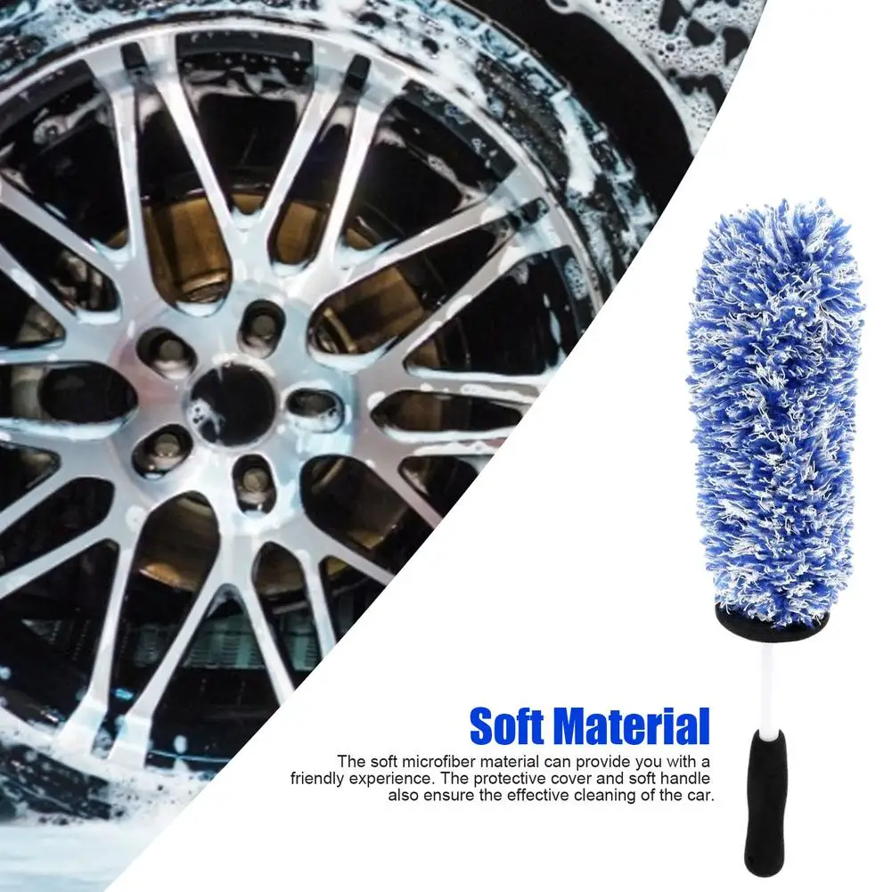 Microfiber Wheel Hub Cleaning Brush Car Wheel Hub Cleaning Brush Top