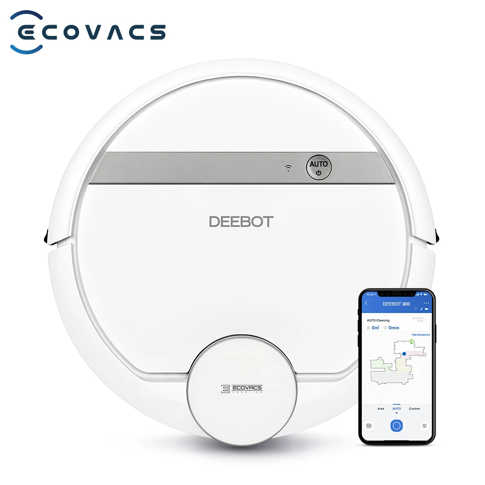 Robot vacuum cleaner ECOVACS DEEBOT DE55 wireless for home household home appliances cordless