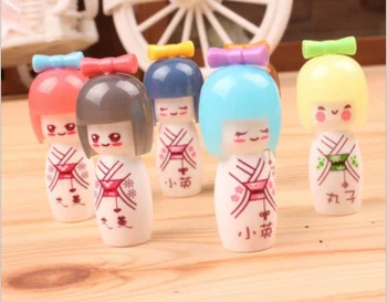 

144pcs/Lot Gel Pen Wholesale New Cute Japanese Doll Gel Pen Neutral Pen Stationery Writing Supplies GP2-22