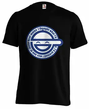 

Laughing Man Ghost In The Shell Stand Complex Anime Manga T shirt Tee