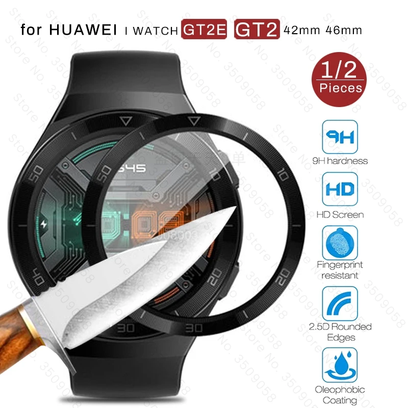 Изогнутая Защитная пленка для экрана 2 шт. 5D Huawei Wacth GT2 42 мм 46 Hawei GT2E Smarwatch не