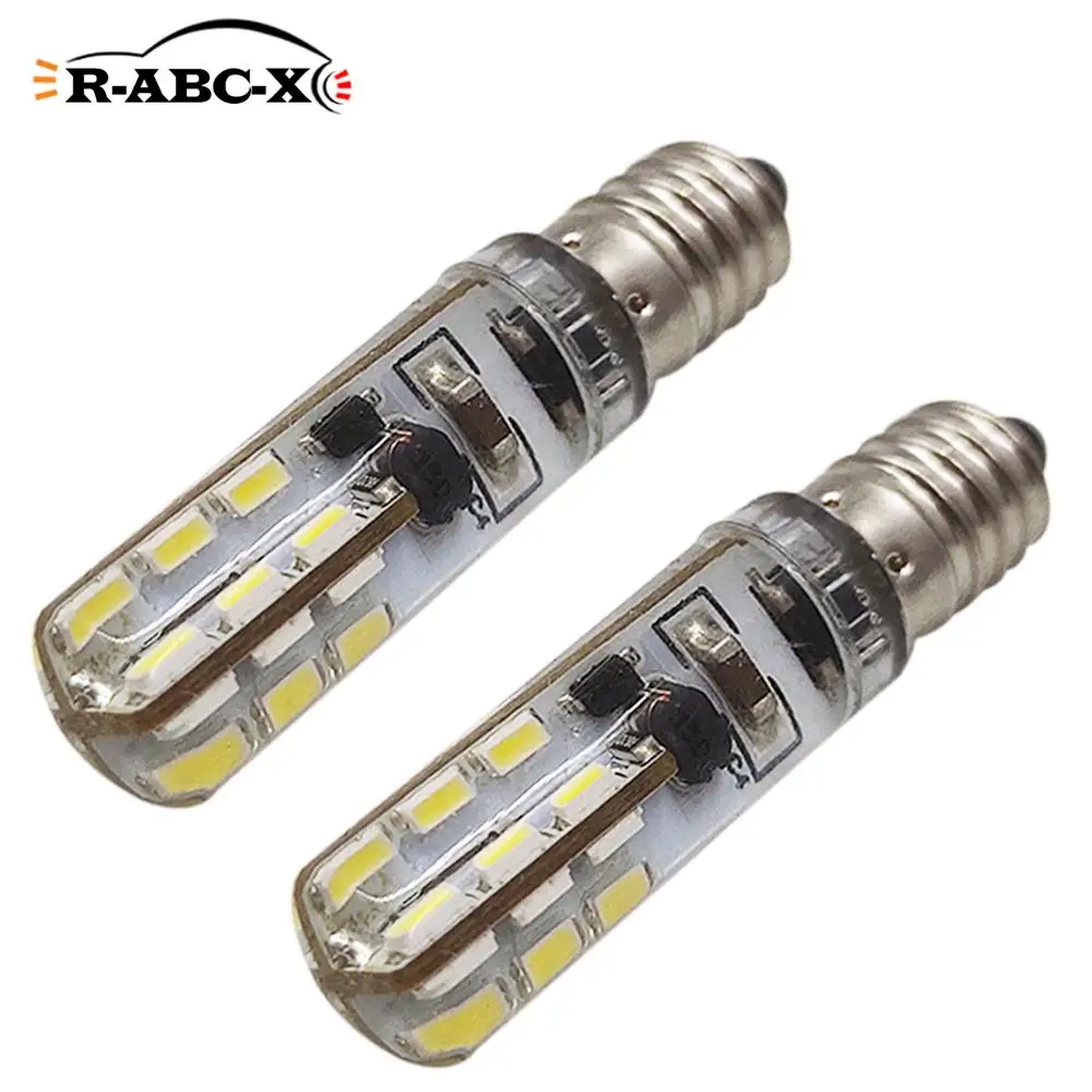 Сменная силиконовая лампа для фонарика RUIANDSION 2 шт. 24SMD 43 мм 6000 лм E10 3000 К 4 5 к