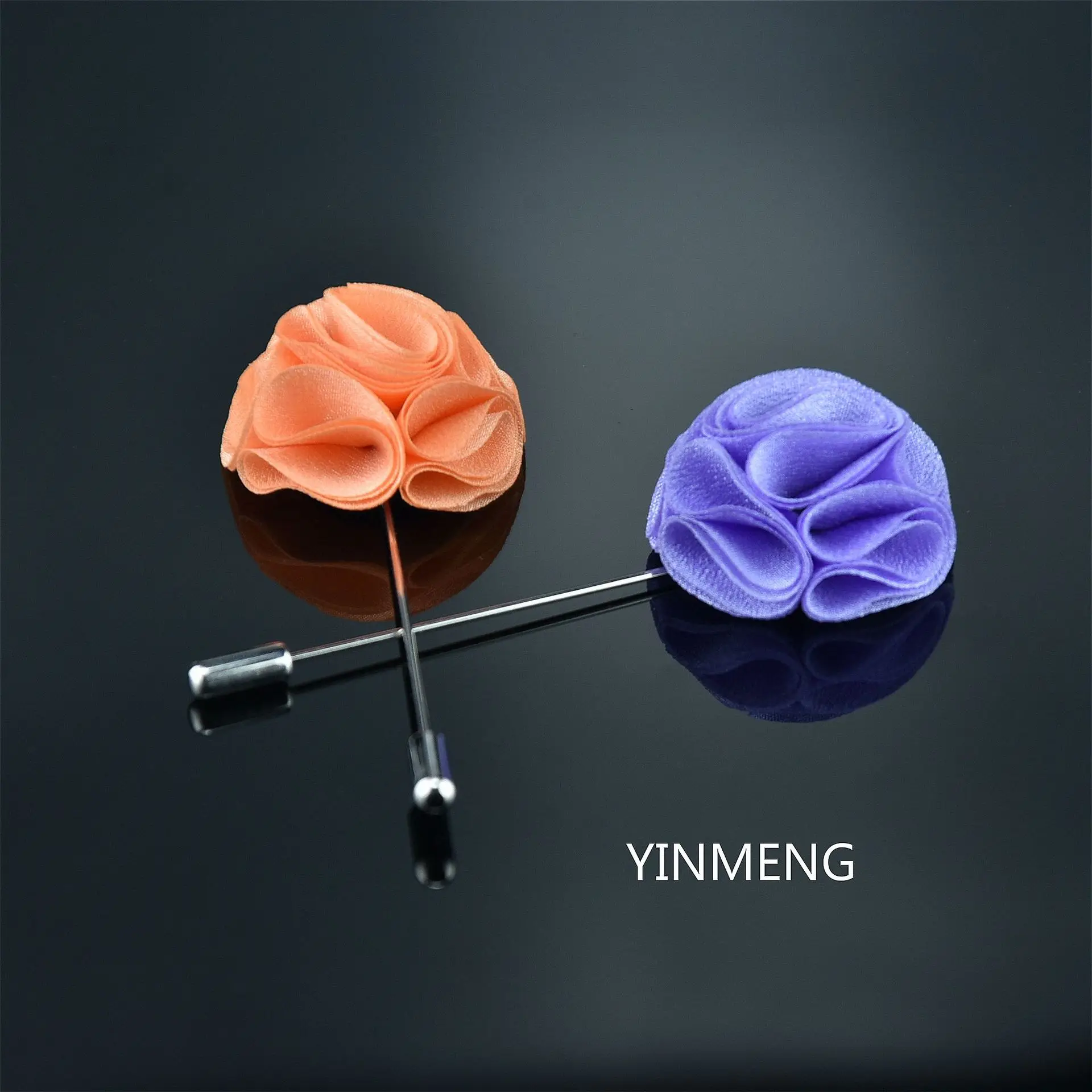 Мужская эмалированная Брошь-булавка ручной работы в виде цветка | Украшения и