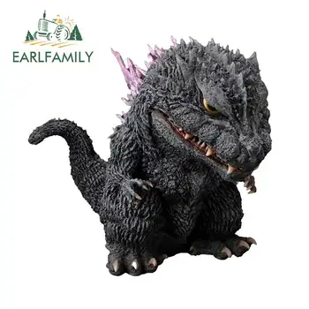 

EARLFAMILY 3D Monster Shin Gojira Figures Soft Vinyl Statue Motorcycle Windshield Car Stickers Car Accessories Laptop Decals