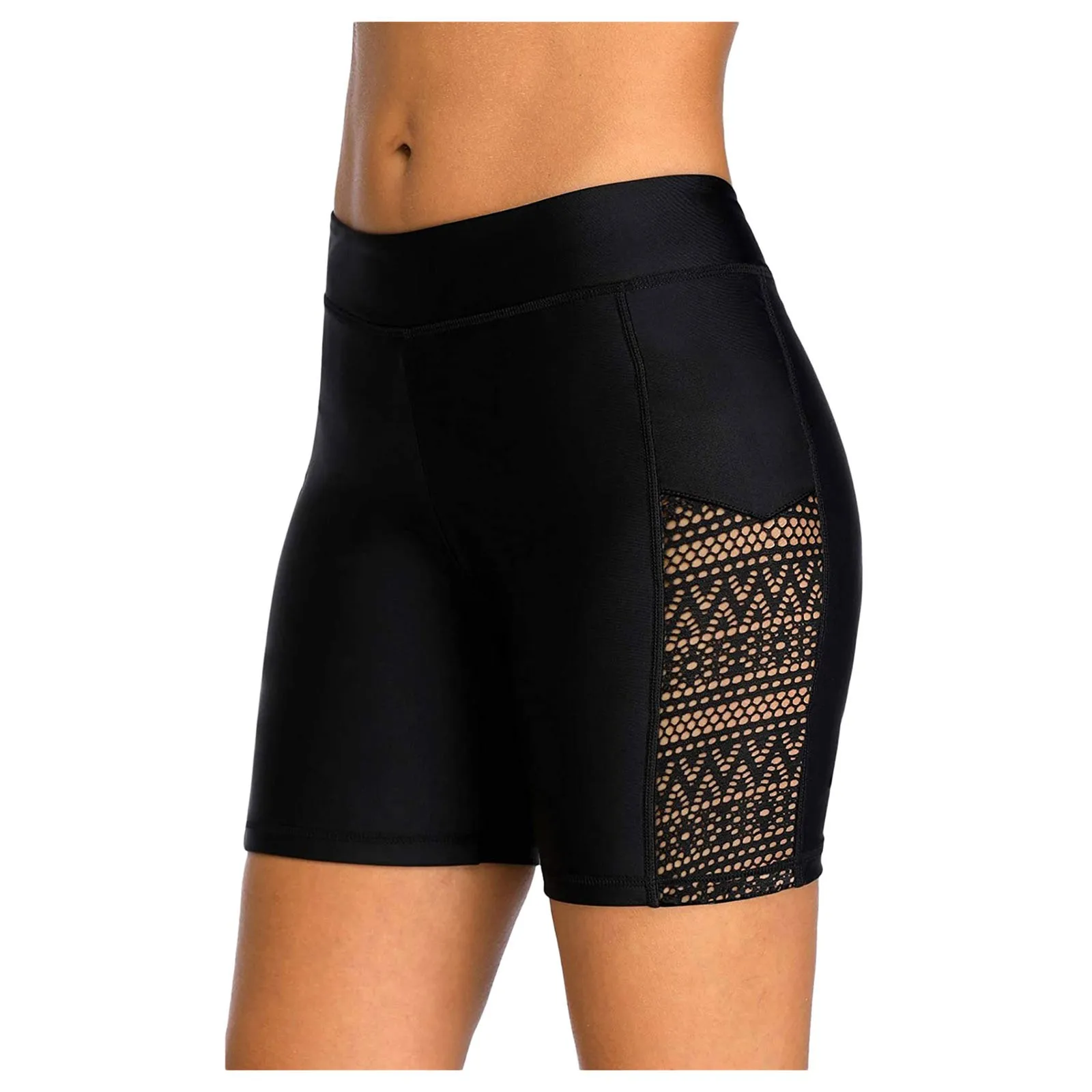 Sexy Mesh Women Swim Shorts Lace Board 