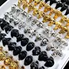 20pcs Skull Ring Punk Vintage Skeleton Rings Mens Womens Styles Mixed Gothic Hiphop Jewelry 1
