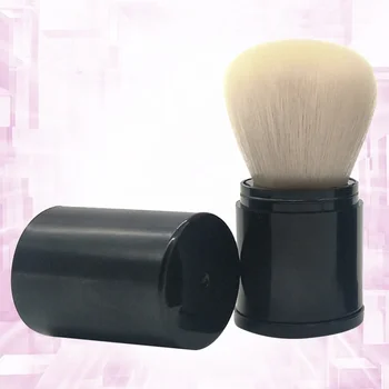 

Portable Handle Blush Brush Telescopic Makeup Brush Soft Powder Blush Brush Durable Foundation Brush for Woman Girl Lady (White