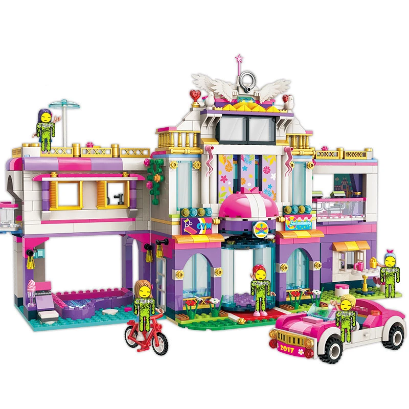 

HOT NEW Girls City Friends Princess Dream House Villa Colorful Holiday Building Blocks Sets Kids Toy Compatible with Legoinglys