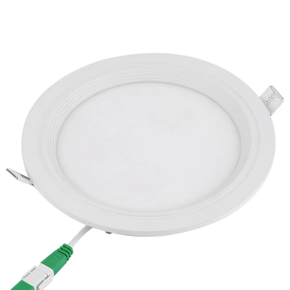 AC 85-265V 12W теплый белый/белый поверхностный светодиодный потолочный светильник