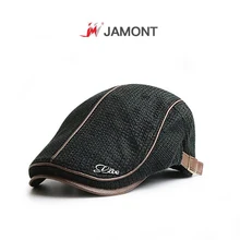 JAMONT,, высококачественный брендовый вязаный берет, Casquette Homme, кожаная плоская кепка для мужчин, Boina Hombre, козырек, шапка, Planas Snapback