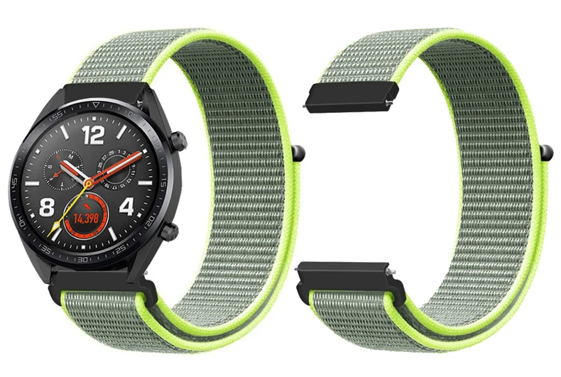 Нейлоновый ремешок для Garmin Vivoactive 3 Music Vivomove HR 645, сменный ремешок для умных часов 20 мм, быстросъемный спортивный ремешок для часов