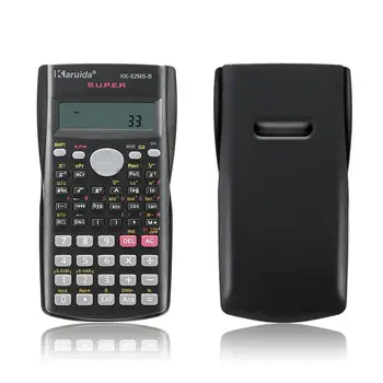 

Handheld Student's Scientific Calculator 2 Line Display 82MS-A Portable Multifunctional Calculator for Mathematics Teaching New