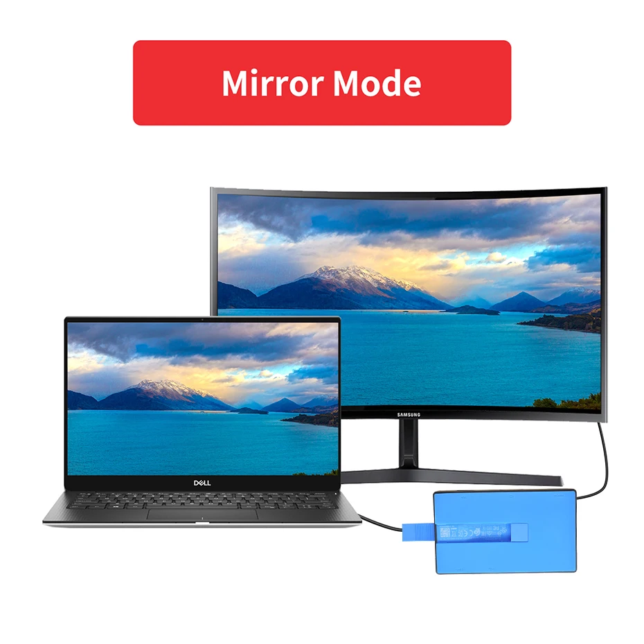 USB 3.0 to HDMI-compatible Converter 5-in-1 to VGA HD DVI Adapter for Win 10 Mac Os. Displaylink USB 3.0 Video & Audio Converter
