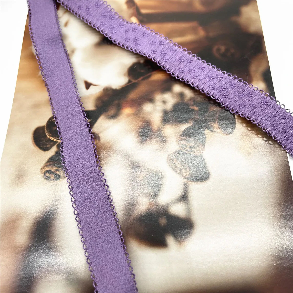6M/lot Width 1.6~2cm Two-end Narrow Elastic Stretch Lace Trim 4