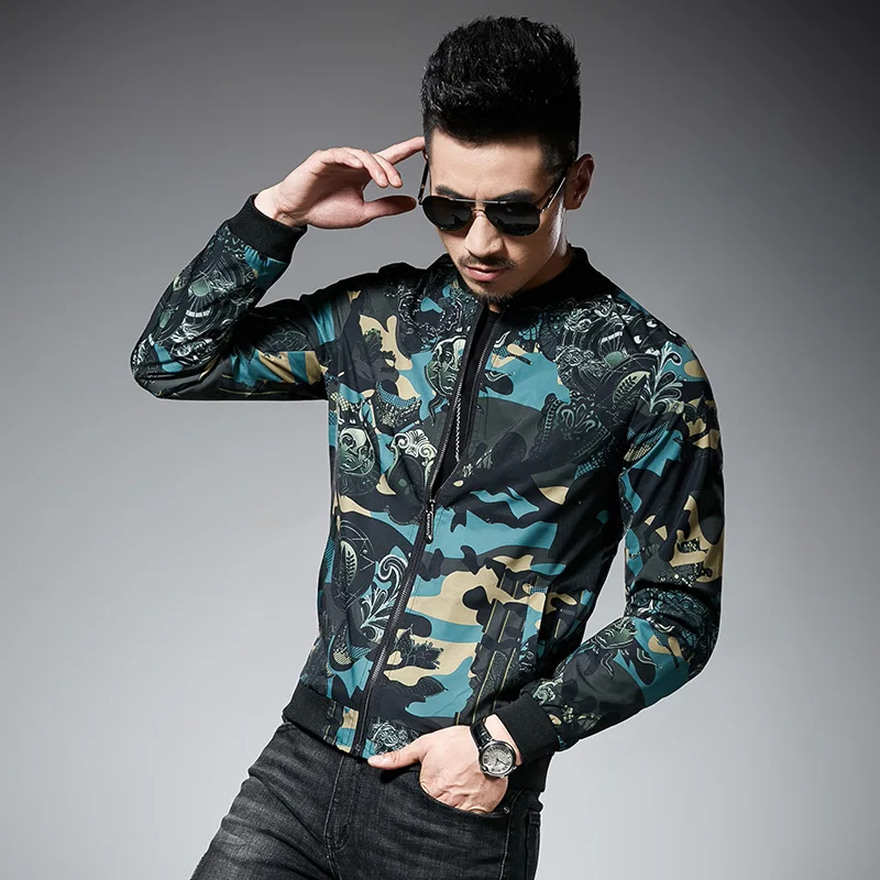 Мужская куртка Campera De Hombre Jaqueta Masculina Motoqueiro, винтажная ветровка, Мужская осенняя куртка, зеленая куртка с принтом, 5xl