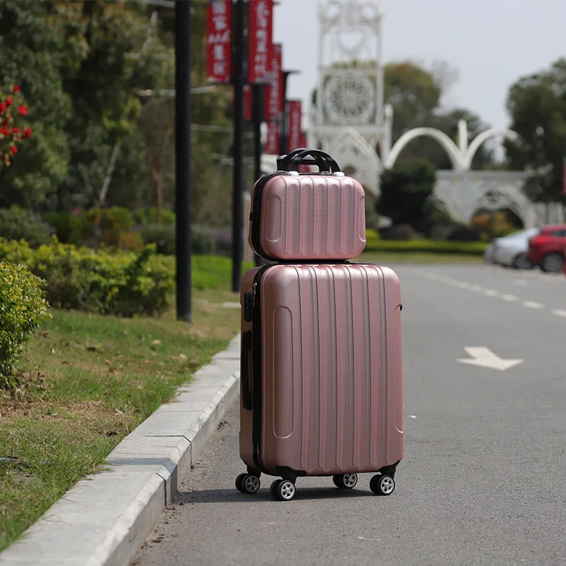 

New suitcases on wheels small fresh Korean version carry on luggage large capacity PC trolley case personality suitcase sets