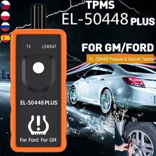 Newest 2in1 EL50448 Plus Tire Pressure Alarm Monitor Sensor for Ford for GM TPMS Auto Monitoring System EL 50448 Read Tire Date