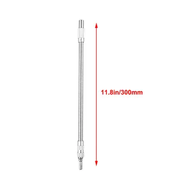 

11.8 Flexible Shaft Drill Bit Extension Holder 1/4 Hex Shank Screw Drill Tool