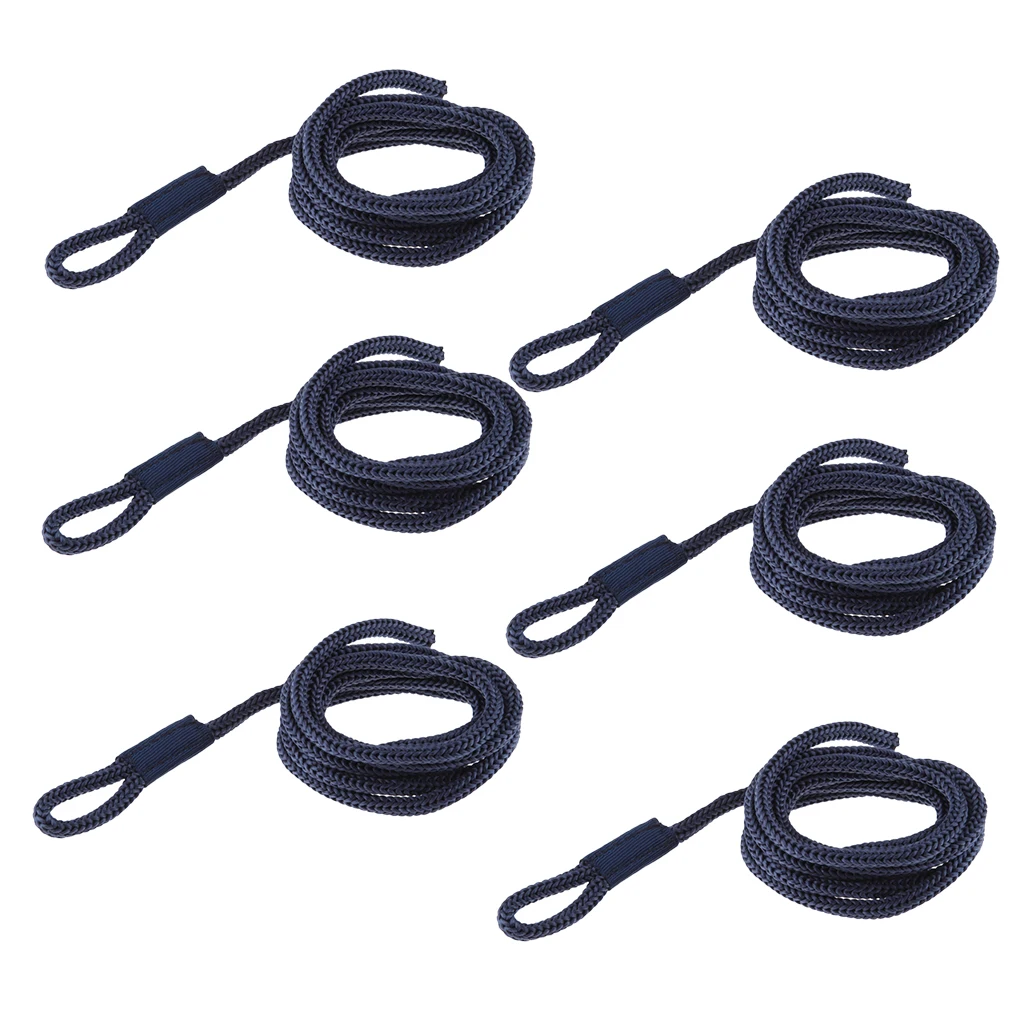 

6x Double Braid Boat BUMPER FENDER LINES Marine Docking Rope