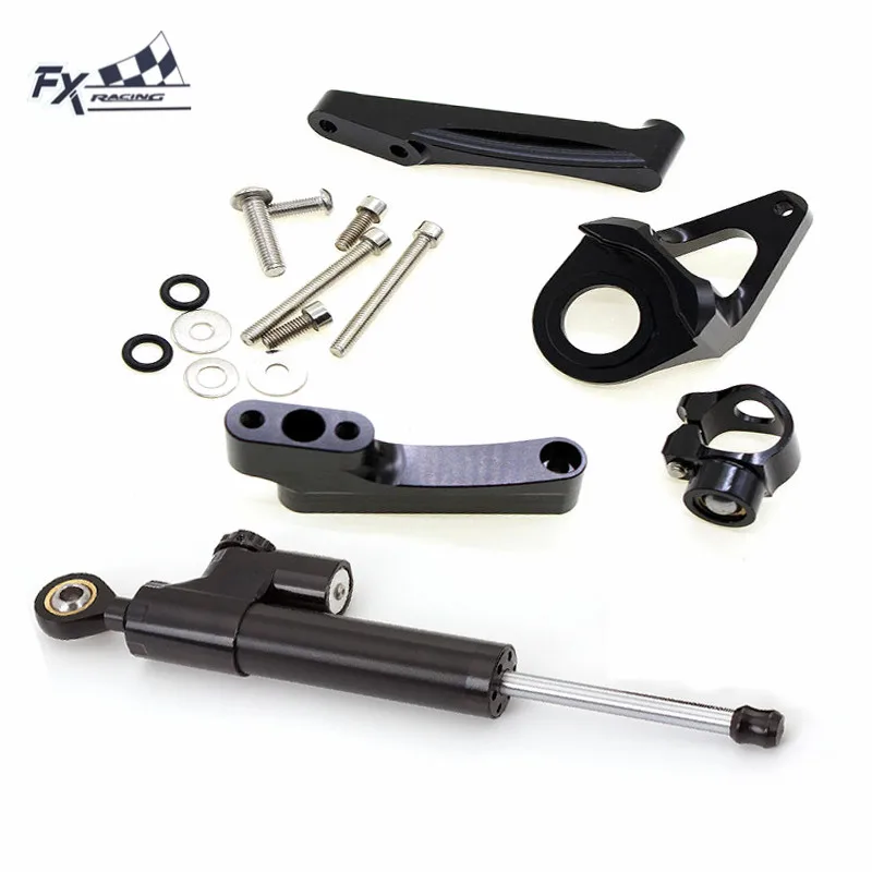 Кронштейн рулевого демпфера для Suzuki GSX1300R HAYABUSA GSXR1300 GSXR 1300 GSX R 1998-2019 Комплект