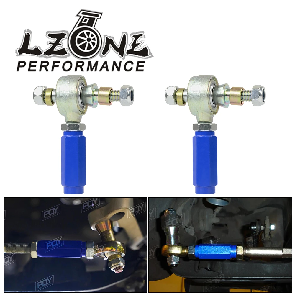 LZONE 2 шт. задняя подвеска Регулируемая внешняя тяга для Nissan 240sx 95 98 S14 Blue JR9808|Рычаги