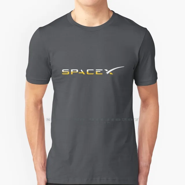 Spacex Gradient Yellow Logo Blue 