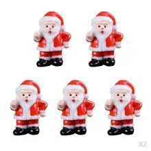 10 шт Миниатюрный Кукольный дом бонсай ремесла Сказочный горшок для садового растения Ландшафтный Декор-Рождественский Санта Клаус