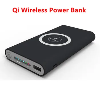 

Qi wireless Powerbank 10000mah Portable Power Bank for iPhone Xiaomi Samsung External Battery Charger Phone Wireless Poverbank