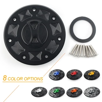 

Motorcycle Fuel Gas Tank Cap Cover For Kawasaki NINJA 500 250 ZX-6R ZX-7 ZX-9R ZRX-1100 ZXR-250 GPZ500 ZRX-1200 CNC Aluminum