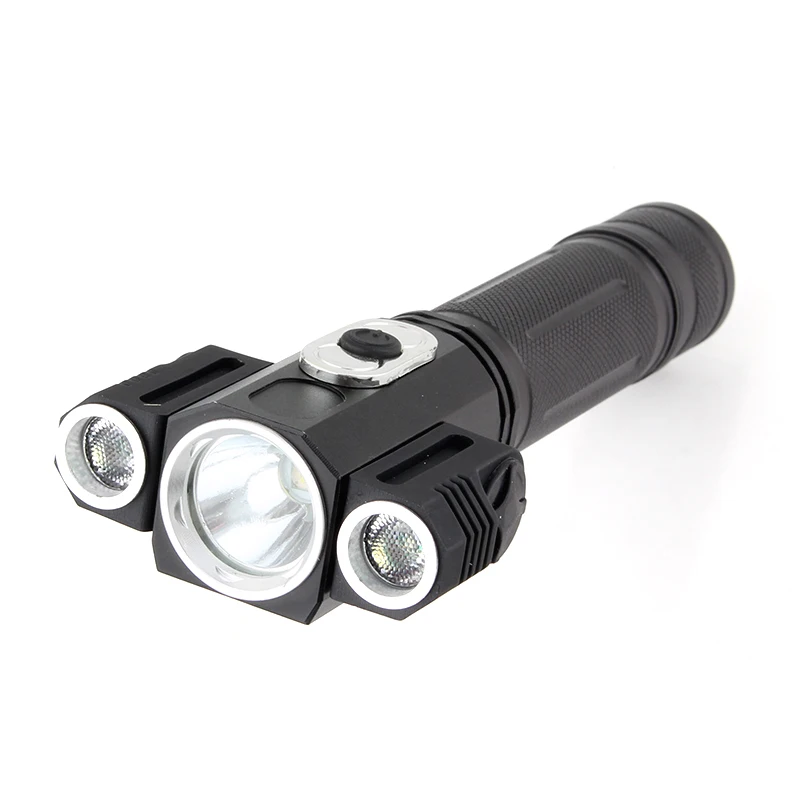 

Powerful Flashlight 2000LM light high power flashlight T6 LED bulb 18650 charging battery waterproof camping hiking light torch