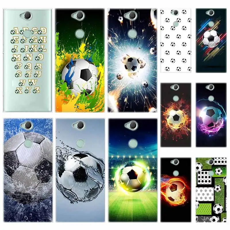Футбольный мяч на воде Силиконовый ТПУ чехол для Sony Xperia L1 L2 L3 X XA XA1 XA2 XA3 XZ XZ1 XZ2 XZ3 XZ4