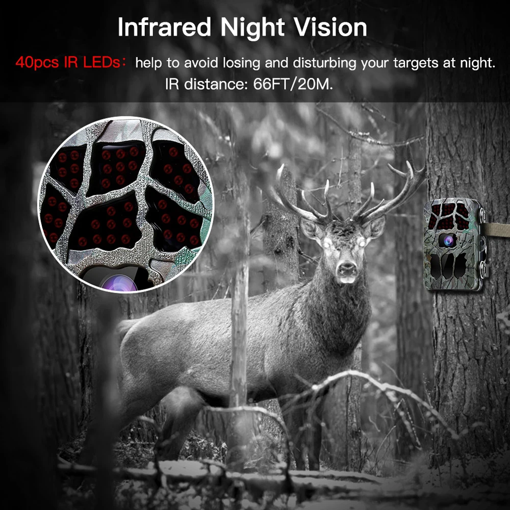 20MP 1080P охотничья камера 0,2 s триггер Дикая камера Скаутинг безопасности охотничья камера s Chasse Scout IP66 4K фото ловушки