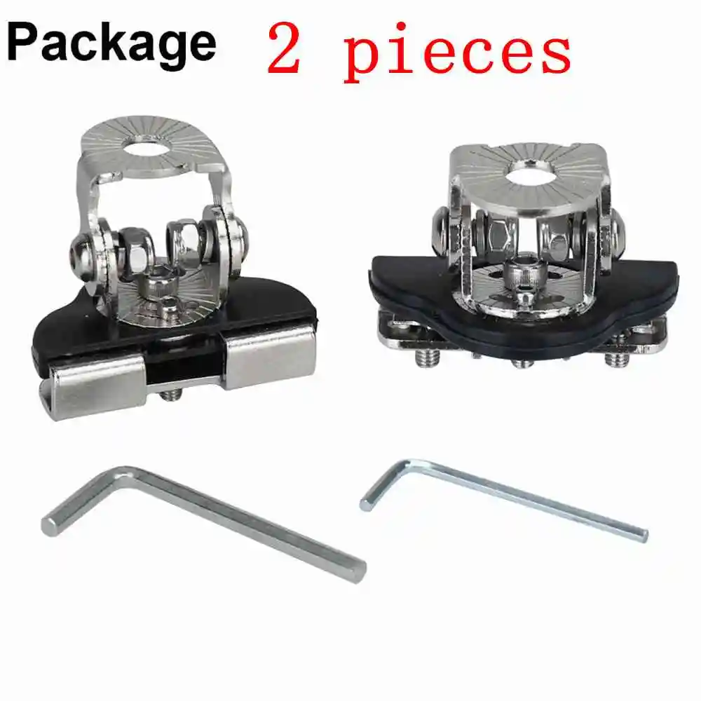 Универсальные автомобильные фонари аксессуары светодиодные рабочие Огни Кронштейн Пробивка нержавеющая сталь капот лампа двигателя кронштейн зажим - Цвет: 2 pcs