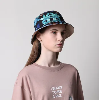

Women Men Couple Cotton Fishing Hat Hip Hop Cap Maple Leaf Panama Bucket Hat Sun Flat Top Fisherman Hats Caps Boonie Gift