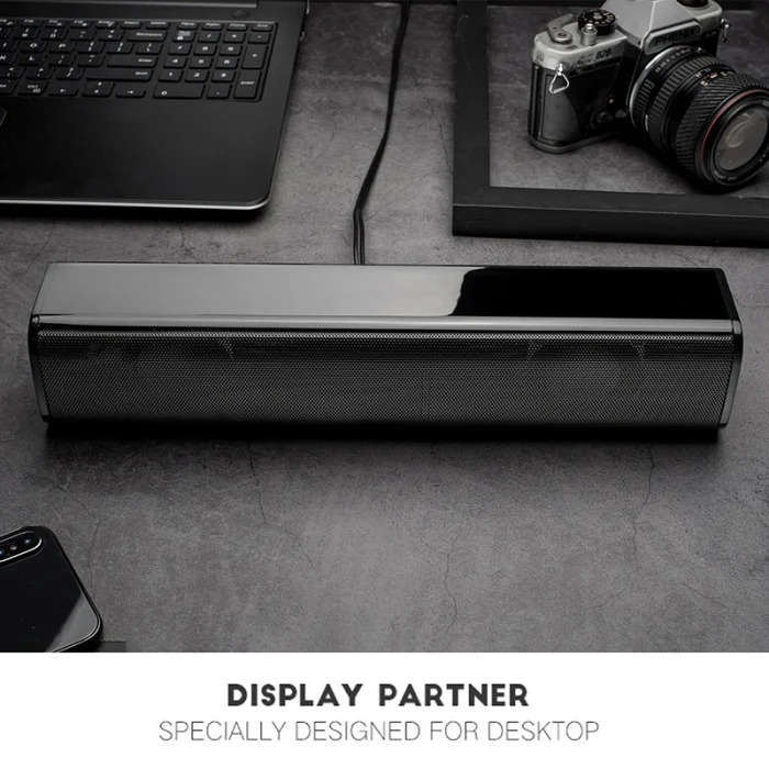 Мини Саундбар длинная полоса сабвуферный динамик для ПК ТВ Настольный Ноутбук DQ-Drop