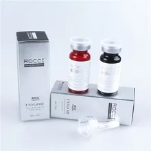 3 бутылки Rocci полуперманентный макияж бровей губ пигмент татуировки чернила пму пигмент