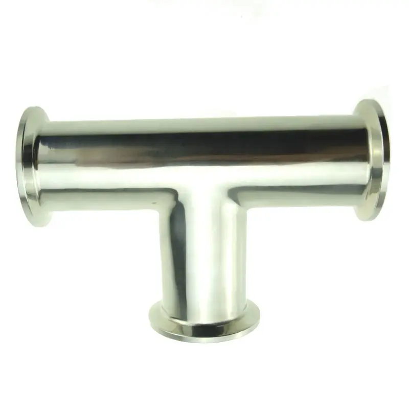

Sanitary Tee Fitting Tri Clamp Ferrule 3 Way Pipe Fitting Stainless Steel SS304