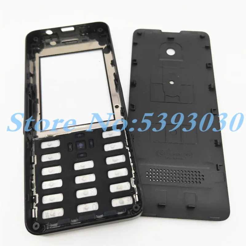 Чехол для Nokia Asha 301 n301 с двумя картами+ английская клавиатура+ задняя крышка для аккумулятора с логотипом