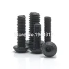 5-50pcs ISO7380 M2 M2.5 M3 M4 M5 M6 M8 304 A2 rond en acier inoxydable ou noir 10.9 grade prise hexagonale bouton tête Allen boulon vis ► Photo 3/4