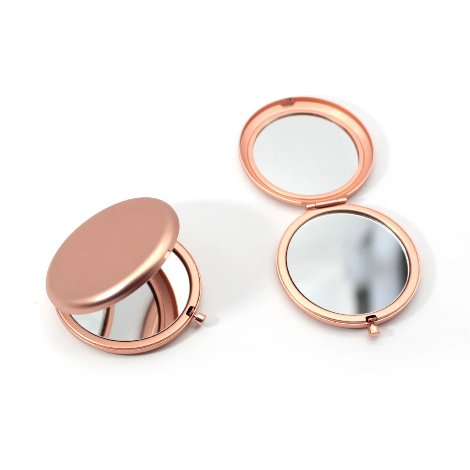 Wholesale Pocket Mirrors Custom Logo Portable 5/10 Pieces Mini Round