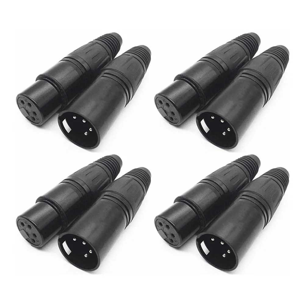 4 пары 8 шт. разъемы Xlr Pin Jack | Электроника