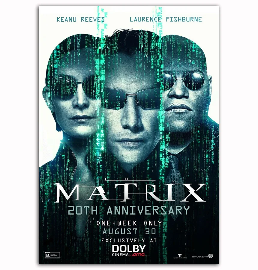 GX1352 матрица 20-я годовщина фильма рэп музыка звезда масляная живопись плакат