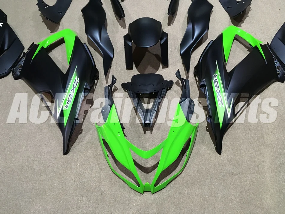 ABS Обтекатель Набор для Kawasaki ZX6R 2013 Мотоцикл Обтекатели ZX-6R Ninja 636 599 кузов наборы черный зеленый