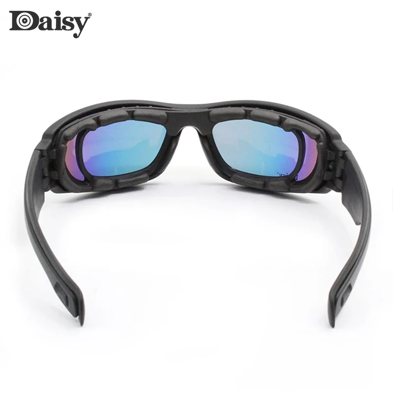 Дейзи Поляризованные спортивные солнцезащитный очки мужские зеркальные линзы 4 пары измененные очки для женщин UV400 летние оттенки очки