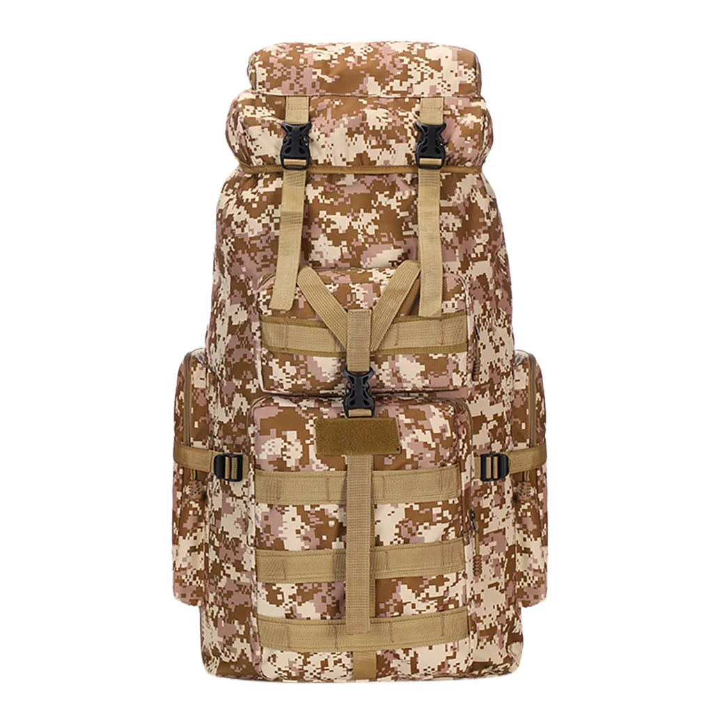 

Tactical Backpack Military Backpack Waterproof Large Capacity 75L Backpack Camouflage Outdoor Bag Travel Mountaineering Bag